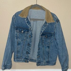 Brandy Melville Jean Jack with Corduroy Collar